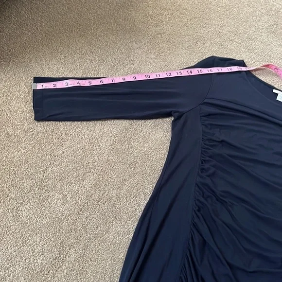 𝅺a pea in the pod long navy blue dress size large. - Picture 7 of 8